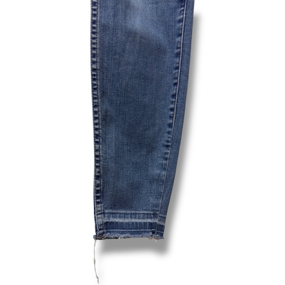 497 Madewell | EUC High-Rise Skinny Button-Fly Distressed Jeans (size 27) - Picture 8 of 16